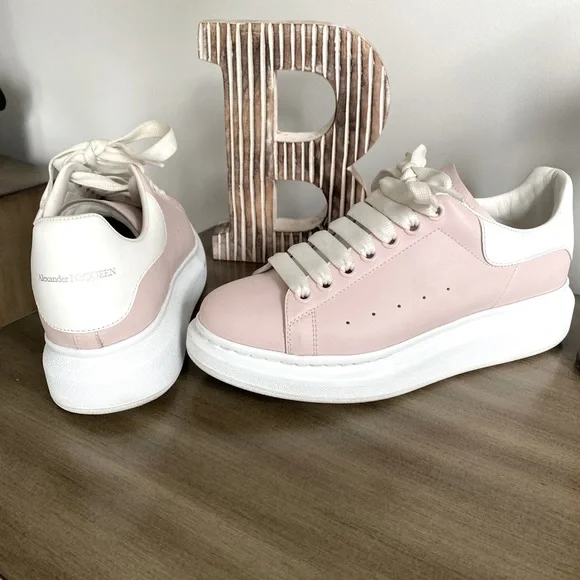 Alexander McQueen ホワイト/ピンク スニーカー　39 937948_01.jpg.jpeg?width=750
